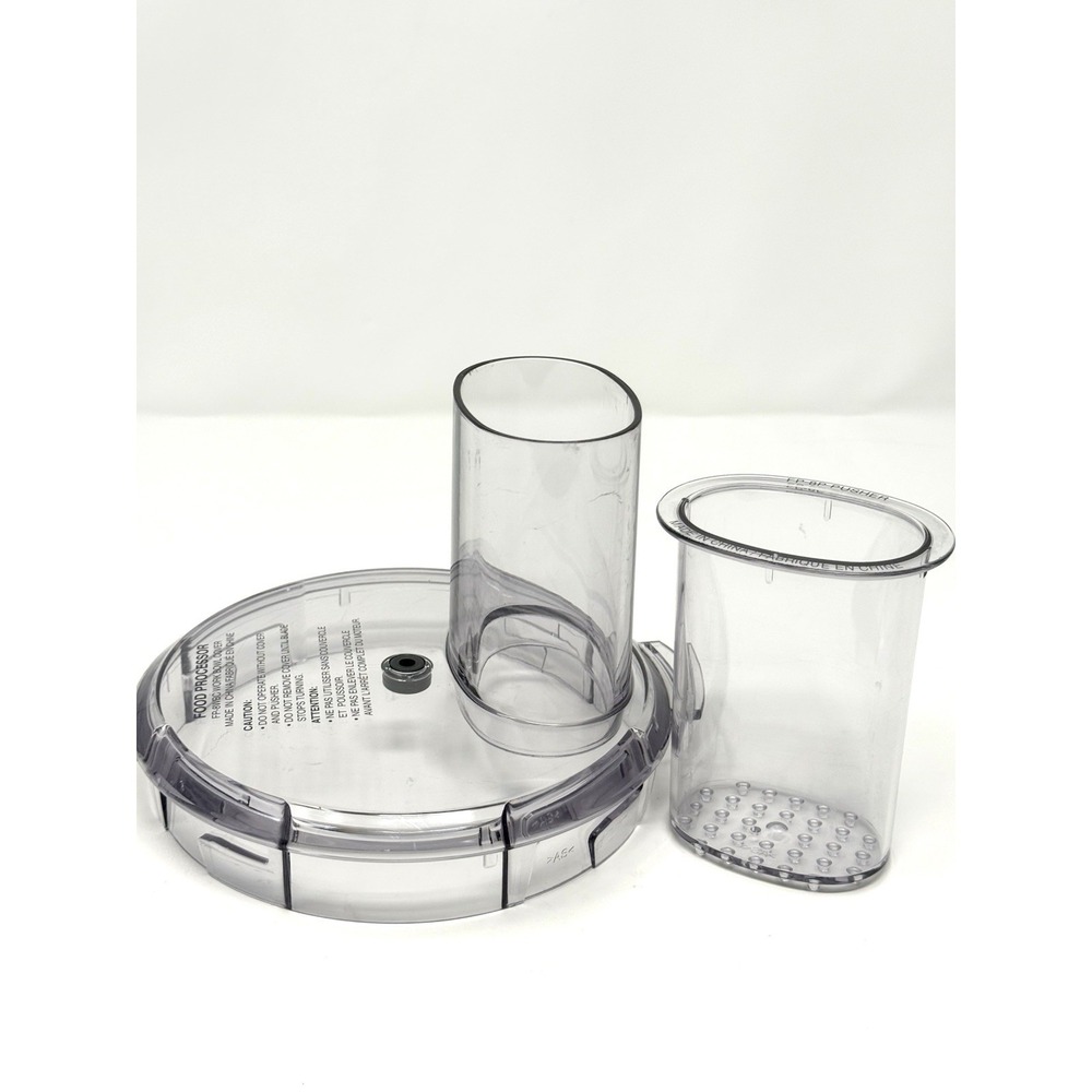 Cuisinart FP-8‎ Food Processor Work Bowl Cover Lid and Pusher Replacement Parts